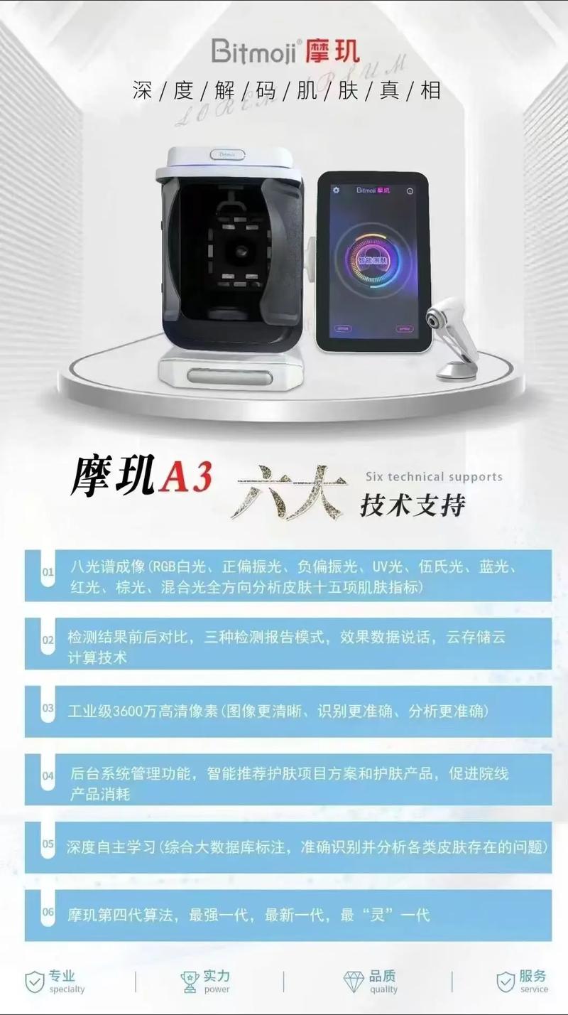 摩玑A3面部检测仪 8光谱成像技术如何洞见肌肤未来